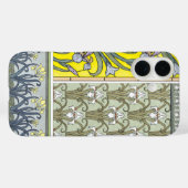 Art Nouveau uit het verleden, Tuin Iris Bloemen Case-Mate iPhone Case (Achterkant (horizontaal))