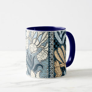 Art Nouveau uit het verleden, Tuin Iris Bloemen Mok