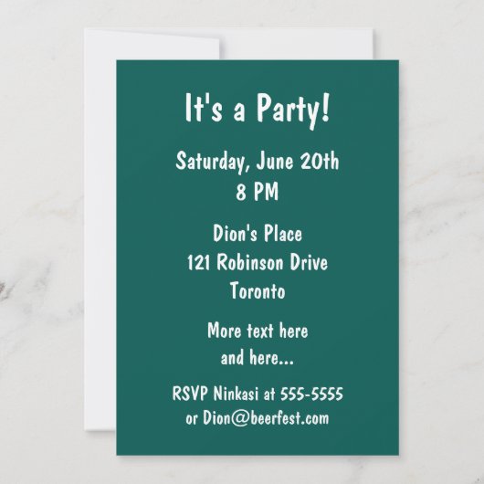 Art Nouveau Uitnodiging door Alphonse (Alfons) Muc (Achterkant)