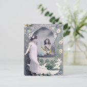 Art Nouveau Valentijn 1904 Briefkaart (Staand voorkant)