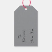 Art Nouveau Valentijn 1904 Cadeaulabel (Achterkant)