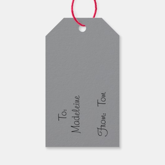 Art Nouveau Valentijn 1904 Cadeaulabel (Achterkant)