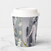 Art Nouveau Valentijn 1904 Papieren Bekers (Links)