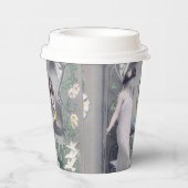 Art Nouveau Valentijn 1904 Papieren Bekers (Rechts)