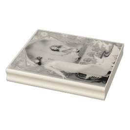 Art Nouveau Valentijn 1904 Rubberstempel