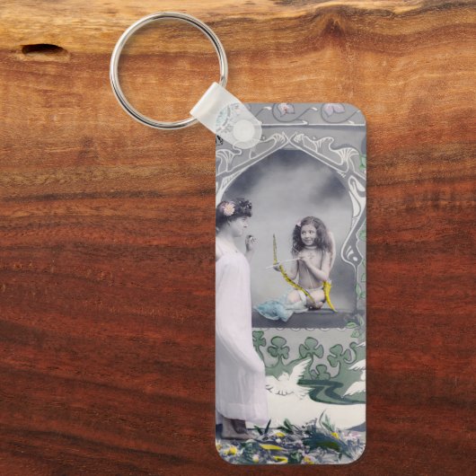 Art Nouveau Valentijn 1904 Sleutelhanger (Voorkant)