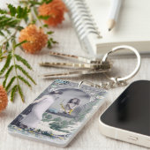 Art Nouveau Valentijn 1904 Sleutelhanger (Voorkant Rechts)