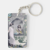 Art Nouveau Valentijn 1904 Sleutelhanger (achterkant)