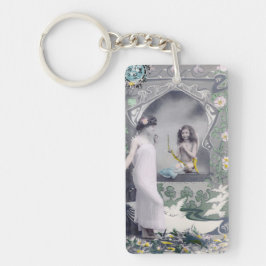 Art Nouveau Valentijn 1904 Sleutelhanger