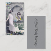 Art Nouveau Valentijn 1904 Visitekaartje (Voorkant / Achterkant)