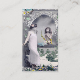 Art Nouveau Valentijn 1904 Visitekaartje