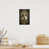 Art Nouveau Valk - Roofvogel Wandkunst Poster (Keuken)