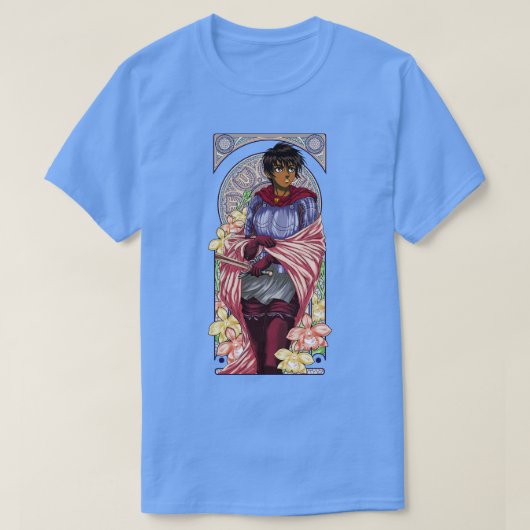 Art Nouveau van een mooie Warrior Alternate T-shirt (Design voorkant)