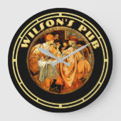  Art Nouveau van Mucha Pub Grote Klok (Voorkant)