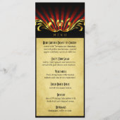 Art Nouveau Vegas menu rood (Voorkant)