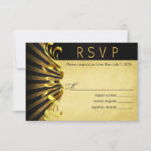 Art Nouveau Vegas RSVP | Goud zwart (Voorkant)
