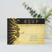 Art Nouveau Vegas RSVP | Goud zwart (Staand voorkant)