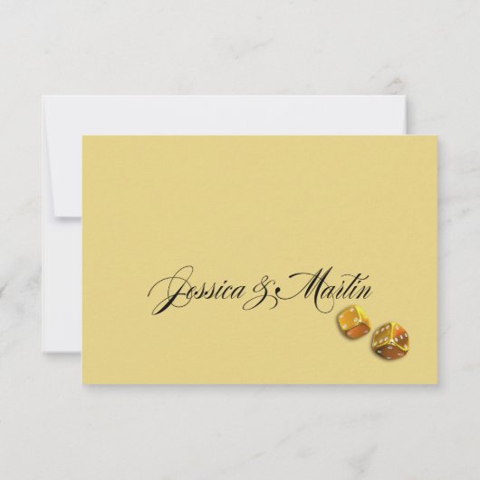 Art Nouveau Vegas RSVP | goudblauw (Achterkant)