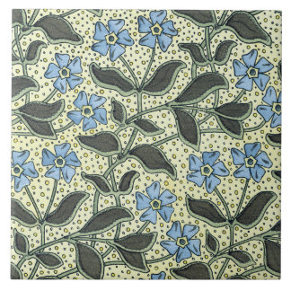 Art Nouveau Vergeet-me-niet Tile Tegeltje