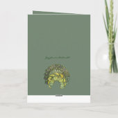 Art Nouveau Verjaardag Kaart (Achterkant)