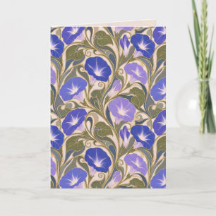 Art Nouveau verjaardagsmorgenlori Kaart