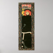  art nouveau verticaal 12 x 36 inch poster (Voorkant)