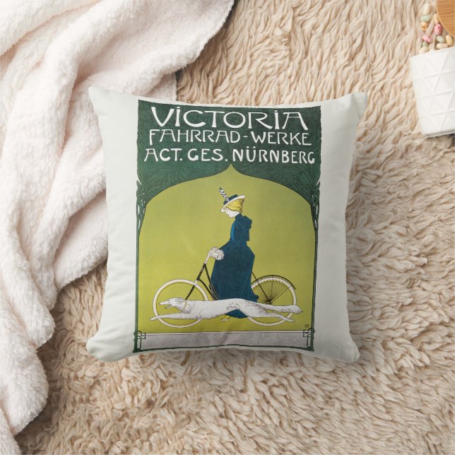  Art Nouveau, Victoria Fahrrad Werke, Rehm Kussen (Deken)