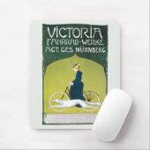  Art Nouveau, Victoria Fahrrad Werke, Rehm Muismat (Met muis)