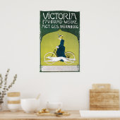  Art Nouveau, Victoria Fahrrad Werke, Rehm Poster (Keuken)