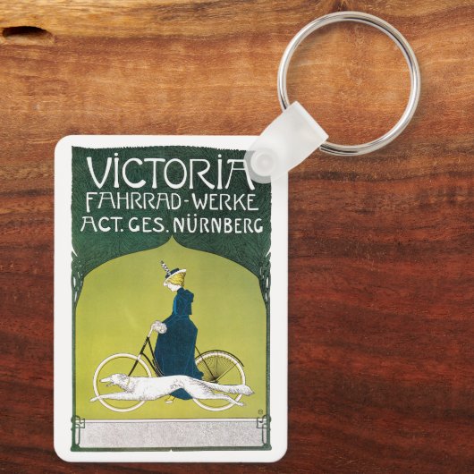  Art Nouveau, Victoria Fahrrad Werke, Rehm Sleutelhanger (Achterkant)