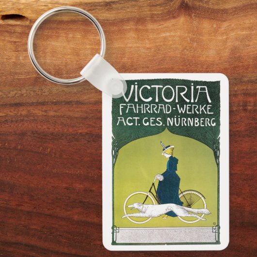  Art Nouveau, Victoria Fahrrad Werke, Rehm Sleutelhanger (Voorkant)