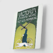 Art Nouveau, Victoria Fahrrad Werke, Rehm Vierkante Klok (Hoek)