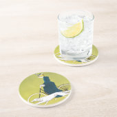  Art Nouveau, Victoria Fahrrad Werke, Rehm Zandsteen Onderzetter (Zijkant)