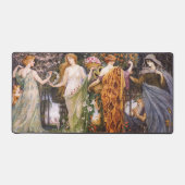 Art Nouveau Vier Seizoenen van Walter Crane Bureaumat (Voorkant)