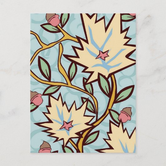 Art Nouveau Vine Briefkaart (Voorkant)