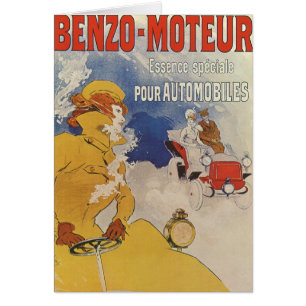 Art Nouveau vintage, Benzo Moteur van Jules Cheret