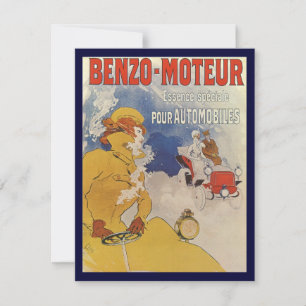 Art Nouveau vintage, Benzo Moteur van Jules Cheret