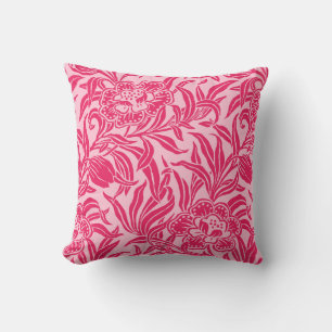 Art Nouveau Vintage Bloem Botanische Houten Blok Kussen