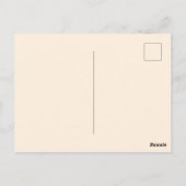 Art Nouveau Vintage Botanical Floral Pattern  Briefkaart (Achterkant)