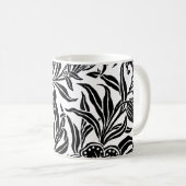 Art Nouveau Vintage Botanical Floral Pattern  Koffiemok (Voorkant rechts)