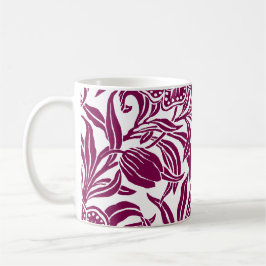 Art Nouveau Vintage Botanische Bloemmotief Koffiemok