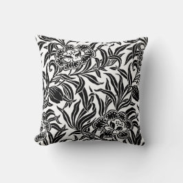 Art Nouveau Vintage Botanische Bloemmotief  Kussen