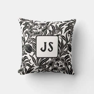 Art Nouveau Vintage Botanische Bloemmotief Kussen