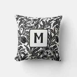 Art Nouveau Vintage Botanische Bloemmotief Kussen