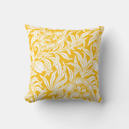Art Nouveau Vintage Botanische Bloemmotief  Kussen