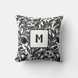 Art Nouveau Vintage Botanische Bloemmotief Patroon Kussen
