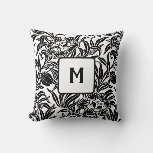 Art Nouveau Vintage Botanische Bloemmotief Patroon Kussen