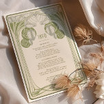 Art Nouveau Vintage Huwelijksinfo Kaart Mackintosh<br><div class="desc">Omarm de elegantie van liefde met onze Art Nouveau Vintage Wedding Details Kaart. Met twee Bomen in Bloom rondom uw trouwinformatie belichaamt dit ontwerp de romantische essentie van het Belle Époque-tijdperk. De trouwkaart vangt de ziel van een tijdperk, gecombineerd met een symbool dat diep resoneert met liefde - Bomen. In...</div>