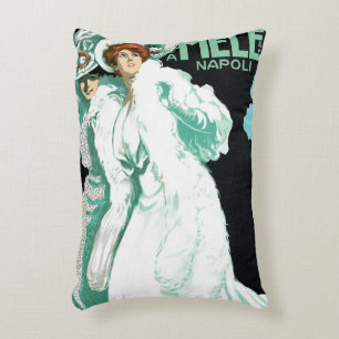 Art Nouveau vintage, Italiaanse mode, elegante vro Accent Kussen