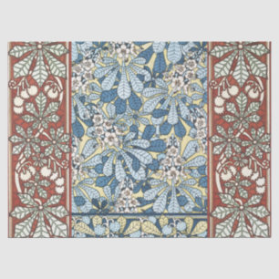 Art Nouveau Vintage Kersenbloesem Patroon Tissuepapier